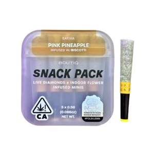 Boutiq Snack Pack – Pink Pineapple Infused With Biscotti