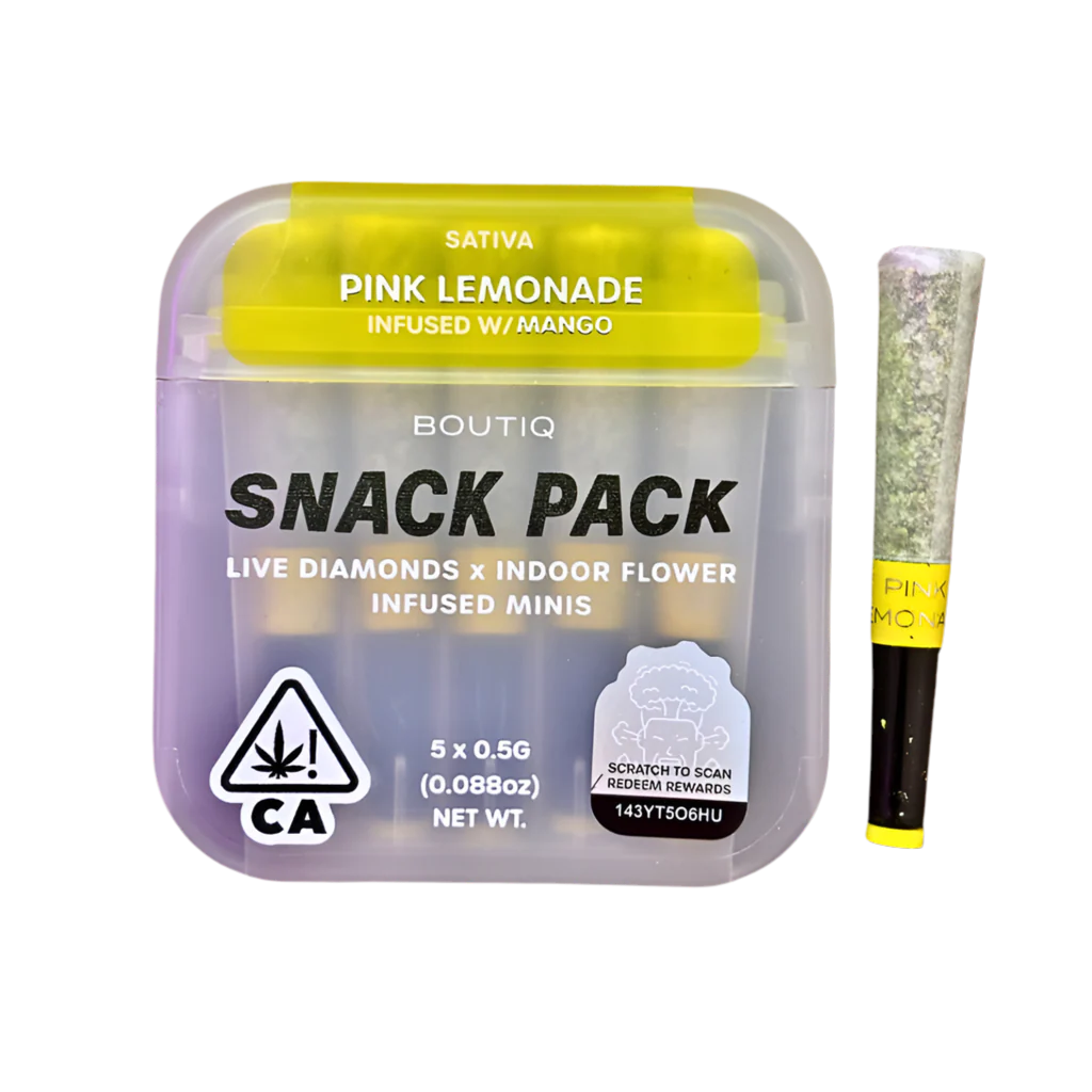 Boutiq Snack Pack – Pink Lemonade Infused With Mango