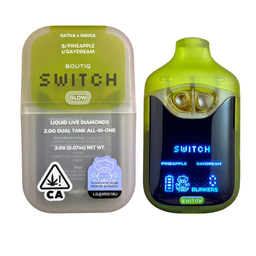 Boutiq Switch V4 Glow – Pineapple X Daydream 2G Dual Tank