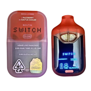 Boutiq Switch V4 Glow – Razzberry X Cactus Cooler 2G Dual Tank