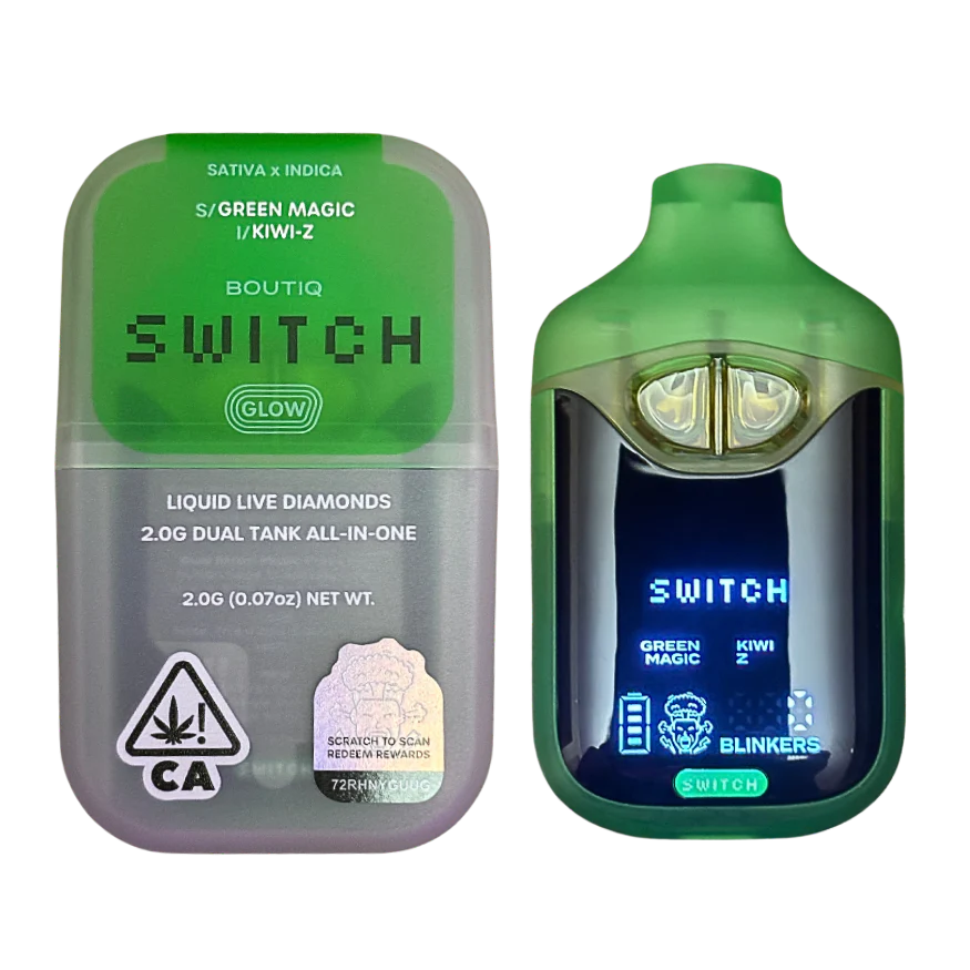 Boutiq Switch Glow – Green Magic X Kiwi Z 2G Dual Tank