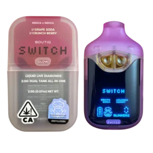 Boutiq Switch V4 Glow – Grape Soda X Crunch Berry 2G Dual Tank