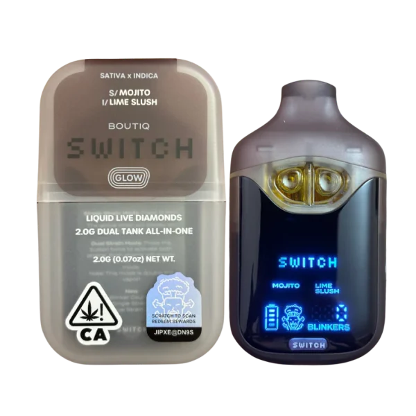 Boutiq Switch V4 Glow – Grapefruit X Candyland 2G Dual Tank