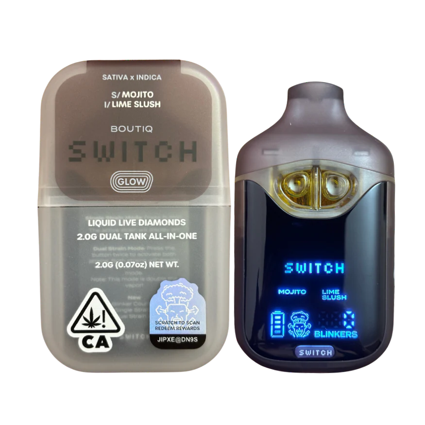 Boutiq Switch V4 Glow – Mojito X Lime Slush 2G Dual Tank