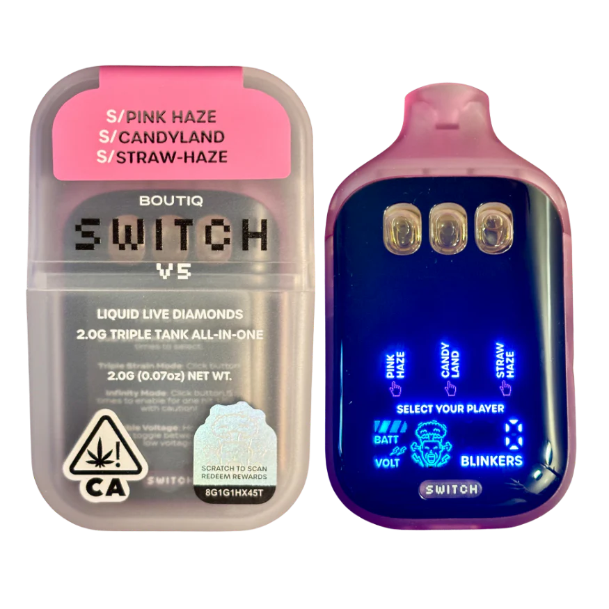 Boutiq Switch V5 – Pink Haze X Candyland X Straw Haze (Sativa)