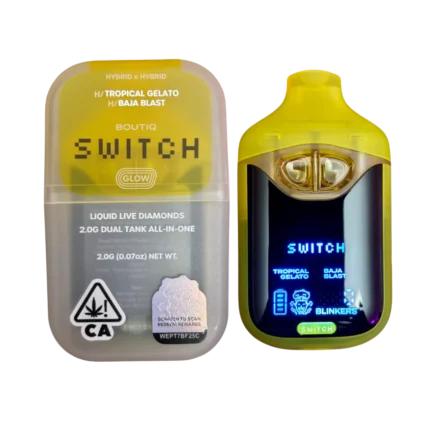 Boutiq Switch V4 Glow – Tropical Gelato X Baja Blast 2G Dual Tank